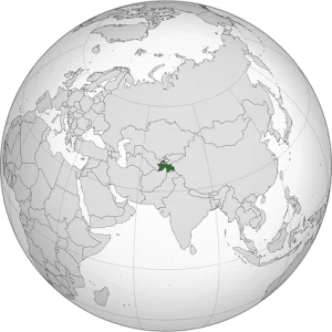 1024px Tajikistan orthographic projecti