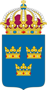 800px Coat of arms of Sweden svg