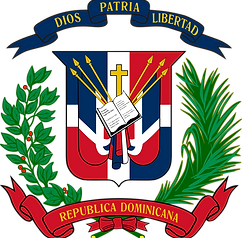 800px Coat of arms of the Dominican Repu