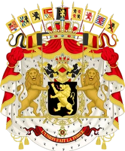 800px Great coat of arms of Belgium svg