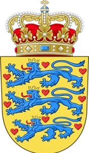 800px National Coat of arms of Denmark s