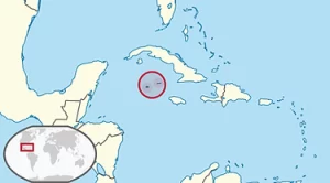 Cayman Islands in its region svg