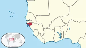 Guinea Bissau in its region svg