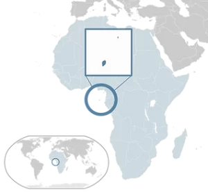 Location Sao Tome and Principe AU Africa