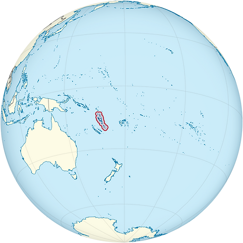 800px Vanuatu on the globe small island