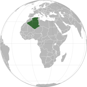 Algeria orthographic projection.svg