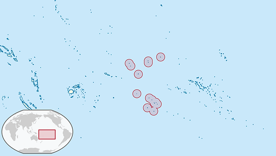 Cook Islands in its region svg