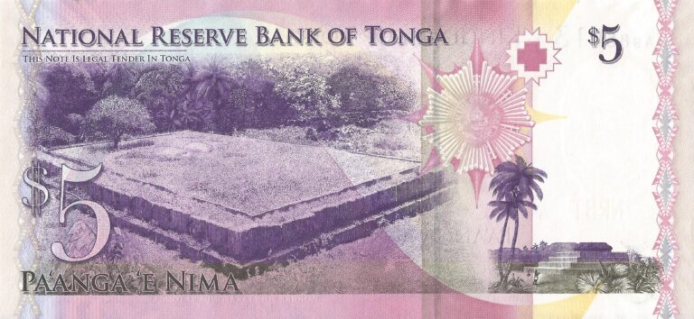 Tonga Pick 39a2 Reverso