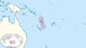 Vanuatu in its region svg