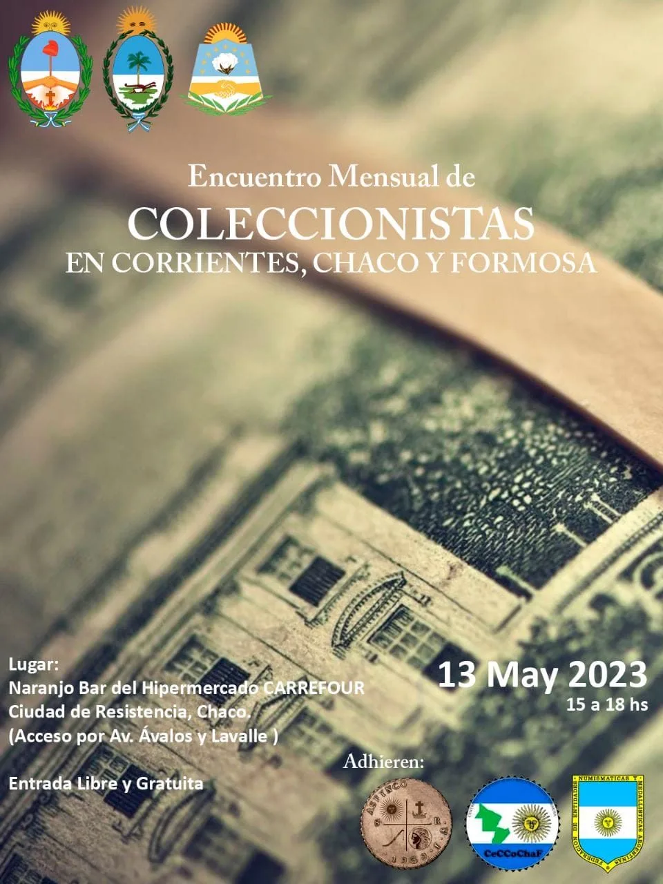 Encuentro Mensual de Coleccionistas - Corrientes, Chaco y Formosa