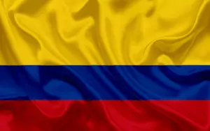 HD wallpaper colombian flag colombia south america silk flag of colombia