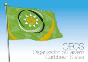 organizacion de la ocde bandera los estados del caribe oriental y simbolo economica centroamericana ilustracion vectorial 184100240