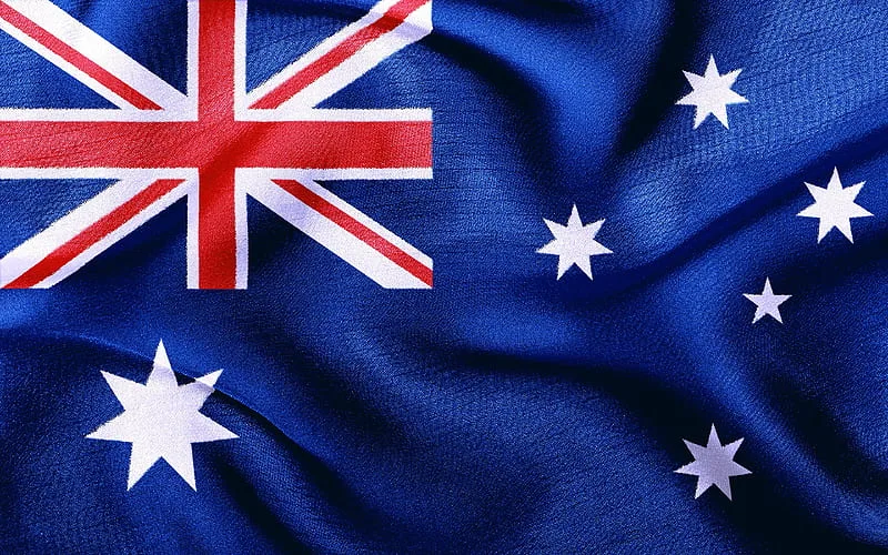 HD wallpaper australia australian flag silk flag flags of the world jpg