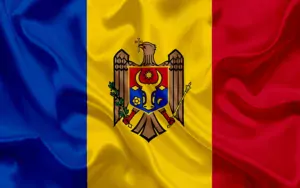 HD wallpaper moldovan flag europe moldova flag of moldova national flags silk texture