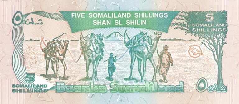 Somalilandia 6 Pick 1a Reverso