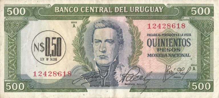 Uruguay 55 Pick 54a Anverso