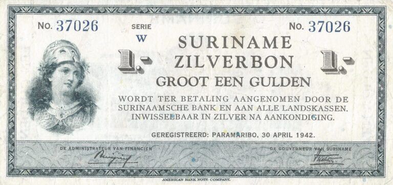 Surinam 5 Pick 105c Anverso