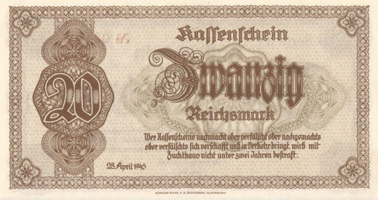 5-Reichsmark (1924-1948) 14 Pick 187 Reverso