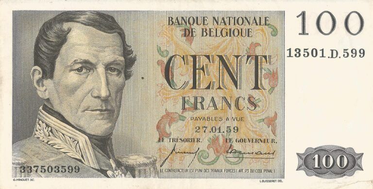 Belgica Pick 129c Anverso