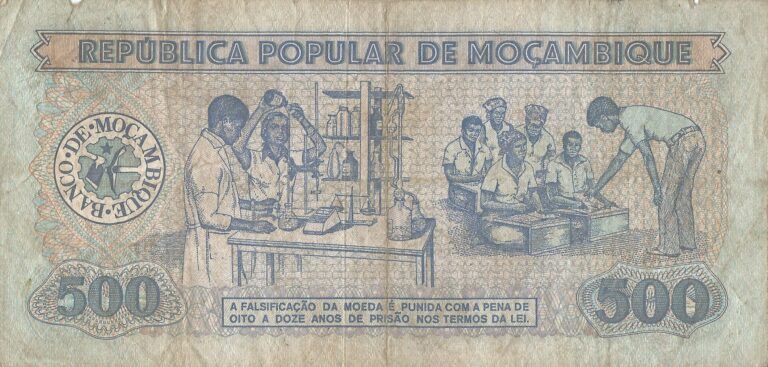 Mozambique 26 Pick 131b Reverso