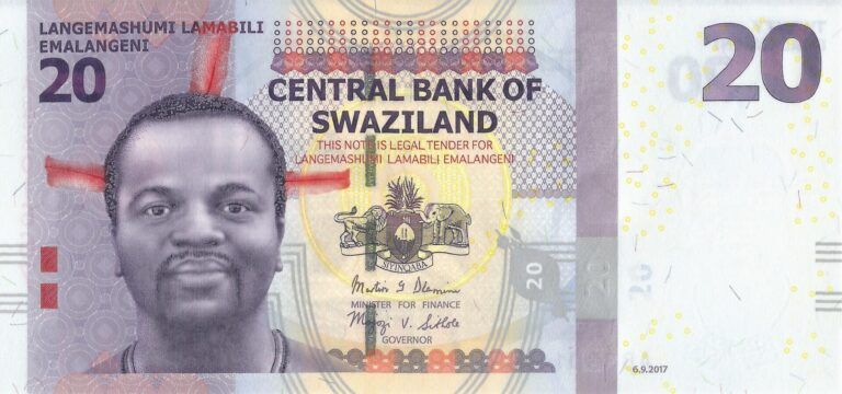 Swazilandia 13 Pick 37c Anverso