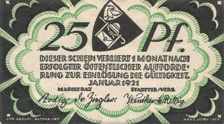 Notgeld - W 1 G W8.5a Anverso