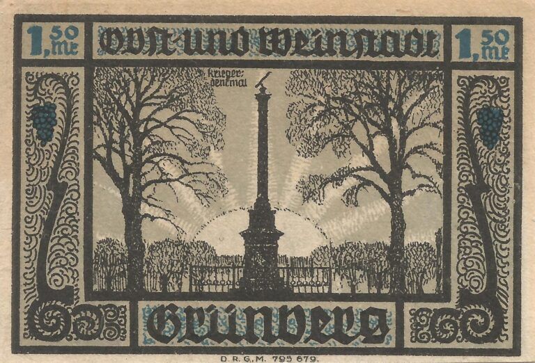 Notgeld - G 22 GM 490.1a 5A Reverso