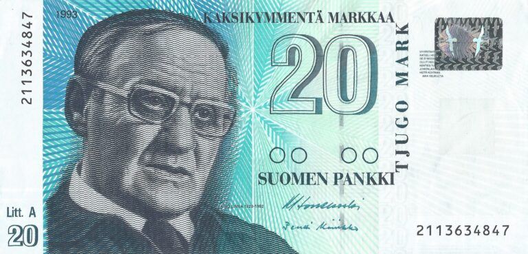 Finlandia 19 Pick 123a.11 Anverso
