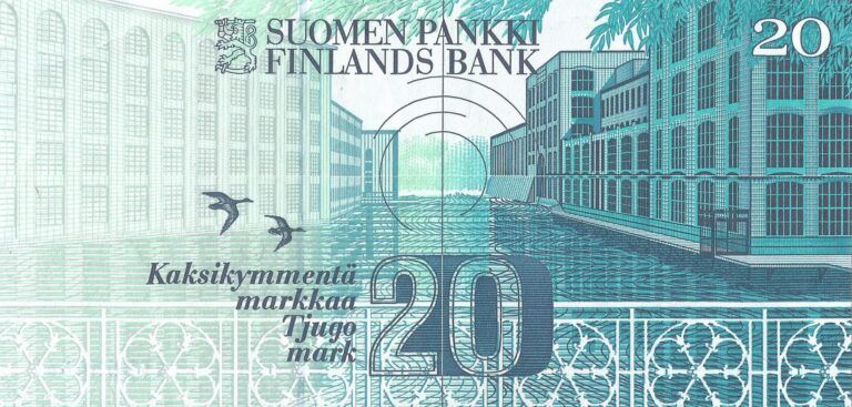 Finlandia 20 Pick 123a.11 Reverso