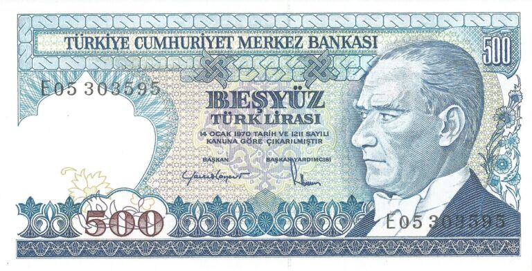 Turquía 25 Pick 195a.2.2 Anverso