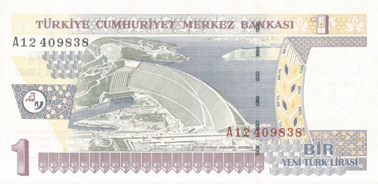 Turquía 46 Pick 216a Reverso