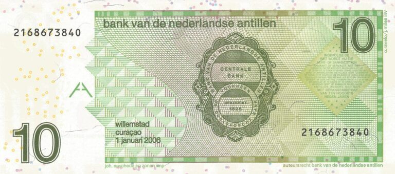 Antillas Holandesas 14 Pick 28d Reverso