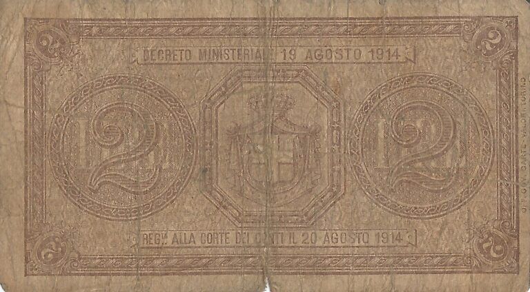 Italia 26 Pick 37a Reverso