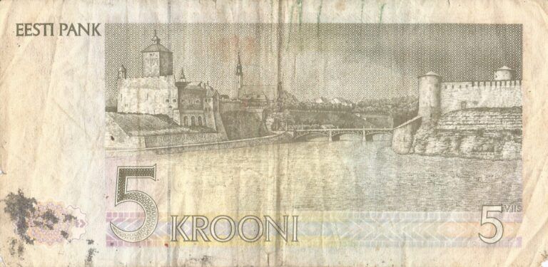Estonia 10 Pick 71b estonia Reverso