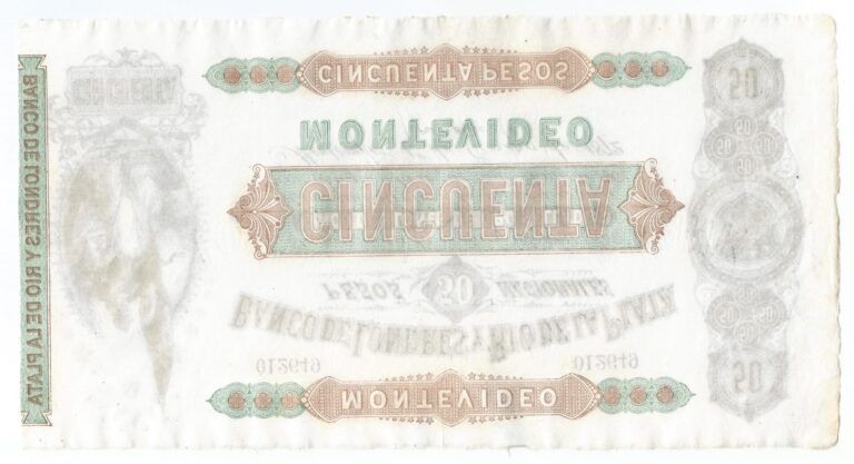 Uruguay 8 Pick S238r Reverso