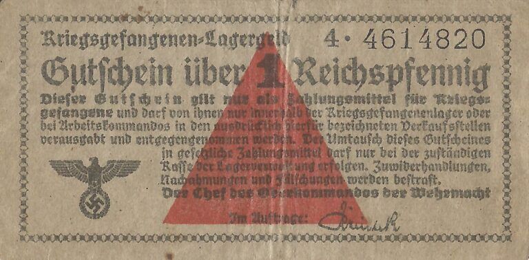 14-Billetes de Campos de Concentración 2 Rosenberg R 515.4 Anverso