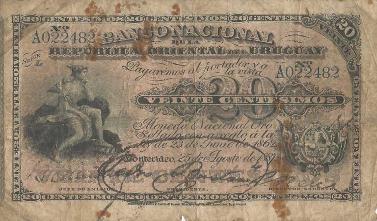 Uruguay 15 Pick A88a Anverso