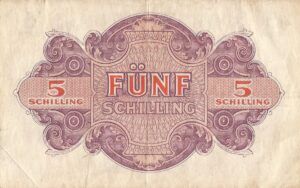 3-Chelín Austriaco (1924-2002) 2 Pick 105 Reverso