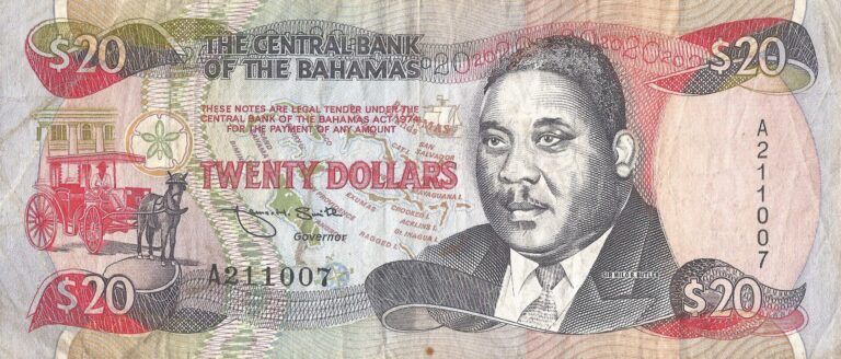 Bahamas 9 Pick 54a.1 Anverso