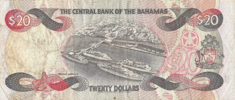 Bahamas 10 Pick 54a.1 Reverso