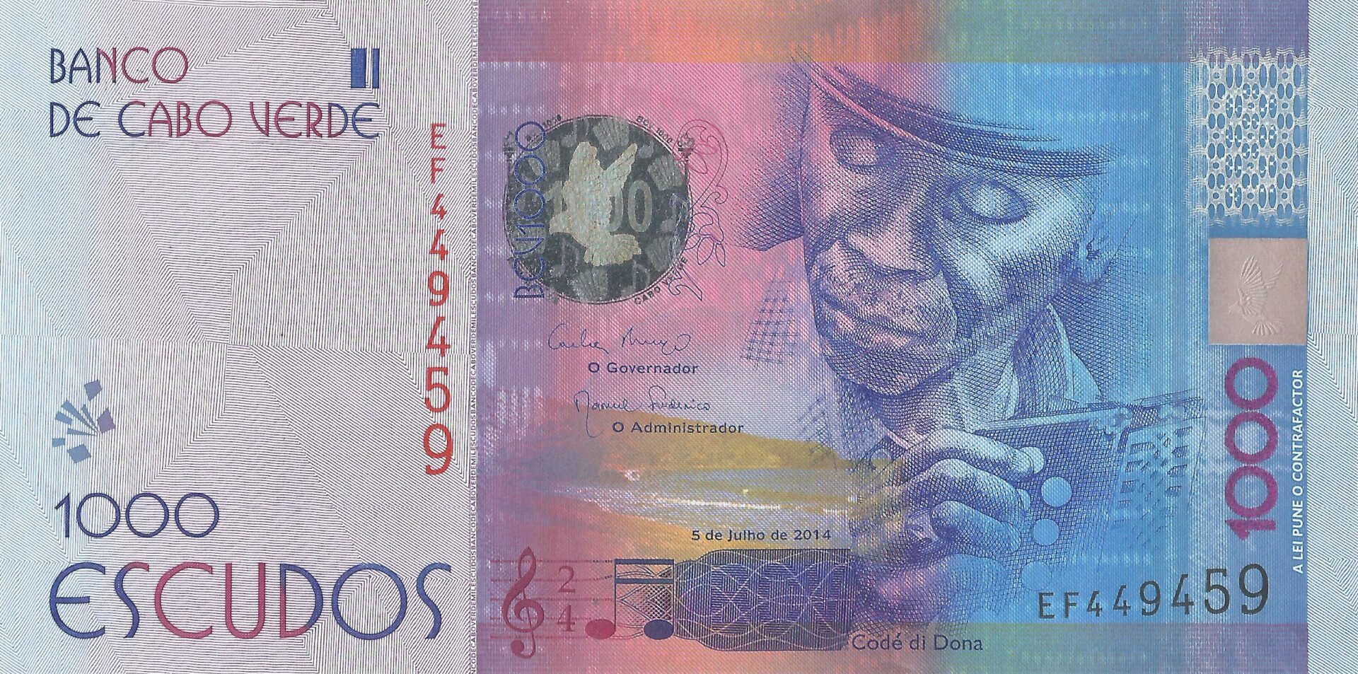 Cabo Verde 11 Pick 73a Anverso