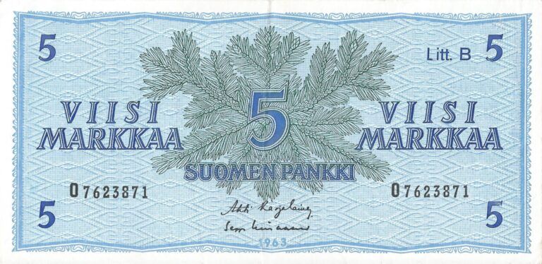 Finlandia 15 Pick 106Aa.2 Anverso
