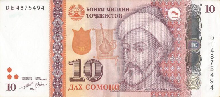 Tayikistán 33 Pick 24d Anverso