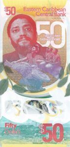 Estados del Caribe Oriental 11 Pick 62 Reverso