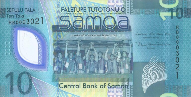 Samoa 17 Pick 48 Anverso