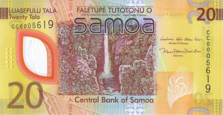 Samoa 19 Pick 49 Anverso