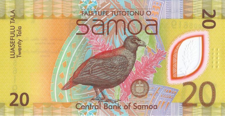 Samoa 20 Pick 49 Reverso