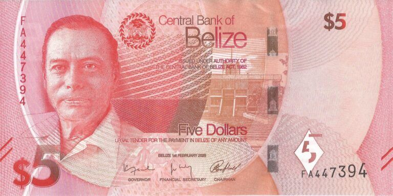 Belice 11 Pick 74 Anverso