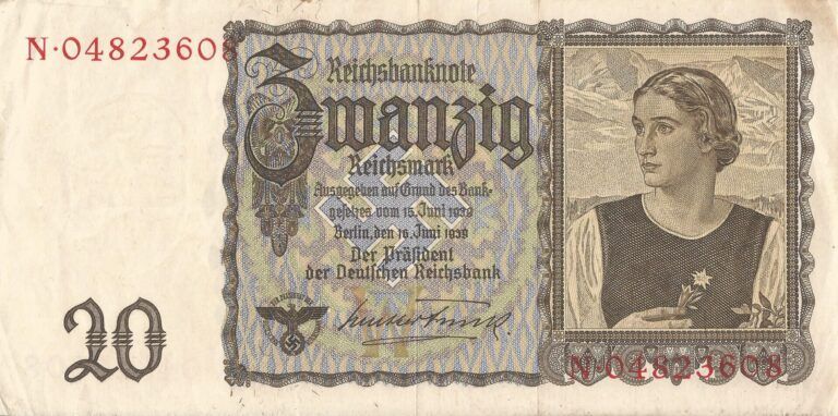 5-Reichsmark (1924-1948) 9 Pick 185 Anverso