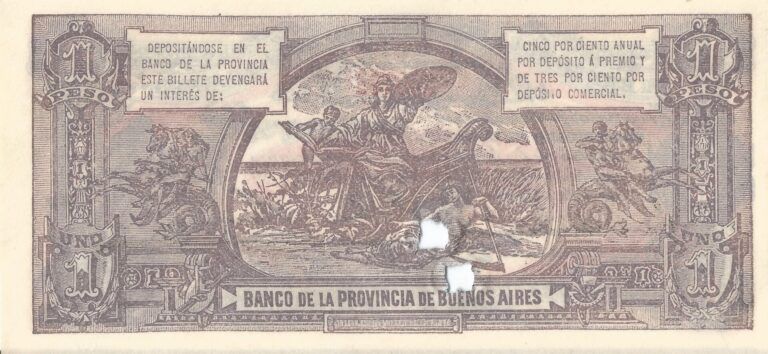 1-Ediciones Especiales Regionales y de Bancos Privados (1841-1904) 8 Pick S573b Reverso